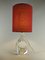 Mid-Century Table Lamp with Sculptural Base in Crystal Glass from Daum, Nancy 5