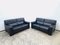 Black Leather Ds 109 Sofas from de Sede, Set of 2 1