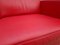 DS 118 Zwei-Sitzer Sofa aus rotem Leder von De Sede 4