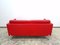 DS 118 Zwei-Sitzer Sofa aus rotem Leder von De Sede 11