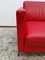 Sofá de dos plazas DS 118 de cuero rojo de De Sede, Imagen 10