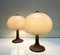 Space Age Mushroom Table Lamps attributed to Herda, 1980s, Set of 2 3