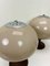 Space Age Mushroom Table Lamps attributed to Herda, 1980s, Set of 2 6