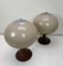 Space Age Mushroom Table Lamps attributed to Herda, 1980s, Set of 2 8