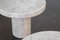 Carrara Marble Coffee Tables, 1975, Set of 3 2