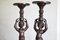 19th Century Italian Carved Walnut Torchere Candleholders, Set of 2, Image 9
