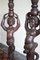 19th Century Italian Carved Walnut Torchere Candleholders, Set of 2 8