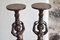 19th Century Italian Carved Walnut Torchere Candleholders, Set of 2 10