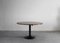 Tavolo TL30 rotondo in metallo e legno di Franco Albini per Poggi, Italia, anni '50, Immagine 1