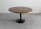 Runder TL30 Tisch aus Metall & Holz von Franco Albini für Poggi, Italien, 1950er 2