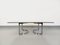 Vintage Coffee Table in Smoked Glass and Chromed Metal, 1970s, Image 3