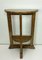 Petite Table Console Murale en Imitation Bois Peint Grain, 1950s 1