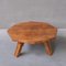 Dutch Brutalist Octangonal Coffee Table in Oak, 1970s, Image 3