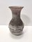 Postmodern Hand-Molded Brown Scavo Glass Vase, Italy, 1980s 5