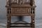 Antique Renaissance Secretaire with Plastic Carvings and Free-Standing Figures, 1880s 7