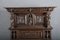 Antique Renaissance Secretaire with Plastic Carvings and Free-Standing Figures, 1880s, Image 8