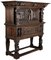 Antique Renaissance Secretaire with Plastic Carvings and Free-Standing Figures, 1880s 2