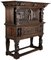 Antique Renaissance Secretaire with Plastic Carvings and Free-Standing Figures, 1880s, Image 2