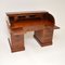 Antique Roll Top Pedestal Desk from Waring & Gillows, 1890s, Image 2