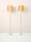 Floor Lamps with Orange Lampshades, 1960s, Set of 2, Image 1