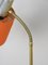 Modernist Floor Lamp with Gold Base, 1960s 8