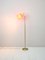 Modernist Floor Lamp with Gold Base, 1960s 3