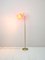 Modernist Floor Lamp with Gold Base, 1960s, Image 3