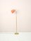 Modernist Floor Lamp with Gold Base, 1960s, Image 1
