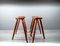 American Studio Bar Stools in Pine, 1960s, Set of 4 5