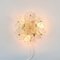 Mid-Century Floral Murano Glass Flush Mount or Wall Light by Ernst Palme for Palwa, Germany, 1960s 5