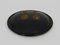 Ottoman Wood, Black Lacquered Leather and Bronze Shield, 19th Century, Image 6