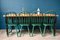 Large Bohemian Farm Table with Black Feet, 1970s, Image 9