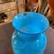 Modernist Turquoise and Black Murano Glass Vase from VeArt, 1980s, Image 4