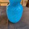 Modernist Turquoise and Black Murano Glass Vase from VeArt, 1980s, Image 7