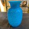 Modernist Turquoise and Black Murano Glass Vase from VeArt, 1980s 3