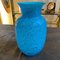 Modernist Turquoise and Black Murano Glass Vase from VeArt, 1980s, Image 3
