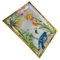 Hollywood Regency Flora and Fauna Tray in Brass and Acrylic Glass from Guzzini, Italy, 1980s 2
