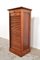 Art Nouevau Roller Door Cabinet in Oak, 1900s 5