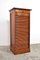 Art Nouevau Roller Door Cabinet in Oak, 1900s 4