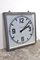 Vintage Industrial Clock with Lighting, 1980s, Image 2