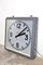 Vintage Industrial Clock with Lighting, 1980s 10