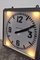 Vintage Industrial Clock with Lighting, 1980s 11