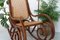 Brown Bentwood Rocking Chair, 1950s, Image 19