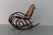 Brown Bentwood Rocking Chair, 1950s, Image 14