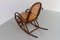 Rocking Chair en Bois Courbé Marron, 1950s 7