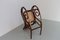 Brown Bentwood Rocking Chair, 1950s, Image 11