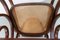Sedia a dondolo in legno curvato marrone, anni '50, Immagine 12
