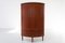 Danish Teak Corner Cabinet with Curved Front, 1950s, Image 1