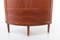 Danish Teak Corner Cabinet with Curved Front, 1950s 6