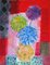Oskars Berzins, Autumn Flowers, 1990s, Watercolor 1